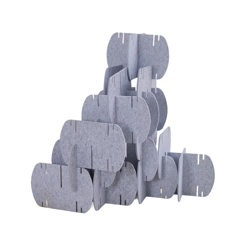 ألواح صوتية صديقة للبيئة لتقسيم غرف المكاتب، تصميم داخلي تجاري ملفوف بالقماش