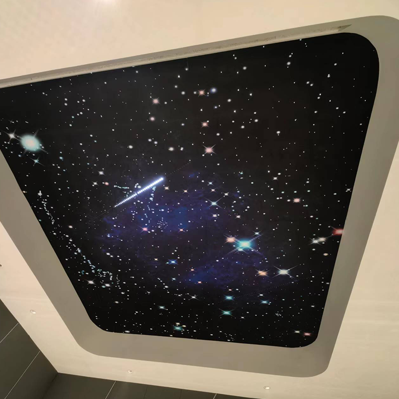 شريط إضاءة سقف حديث على شكل نجمة لغرفة KTV السمعية والبصرية مزود بألياف بصرية وإضاءة زخرفية على شكل نجمة السماء شريط إضاءة سقف حديث على شكل نجمة لغرفة KTV السمعية والبصرية مزود بألياف بصرية وإضاءة زخرفية على شكل نجمة السماء