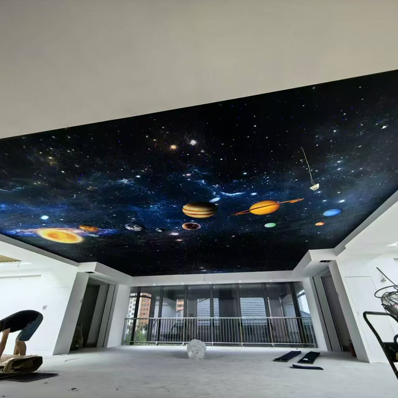 شريط إضاءة سقف حديث على شكل نجمة لغرفة KTV السمعية والبصرية مزود بألياف بصرية وإضاءة زخرفية على شكل نجمة السماء شريط إضاءة سقف حديث على شكل نجمة لغرفة KTV السمعية والبصرية مزود بألياف بصرية وإضاءة زخرفية على شكل نجمة السماء