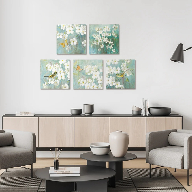 لوحات جدارية صوتية لنقل الحرارة على الطراز الحديث - عالية الدقة، تمتص الصوت، لغرفة النوم/غرفة المعيشة