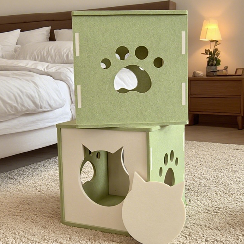 سرير قطط عصري يمتص الصوت ويقلل الضوضاء وصديق للبيئة مع ألواح صوتية، سهل التركيب، سطح مقاوم للخدش لراحة القطط، مواد غير سامة، تصميم صديق للحيوانات الأليفة، مثالي للبيئات المنزلية الهادئة، عش قطط متين سرير قطط عصري يمتص الصوت ويقلل الضوضاء وصديق للبيئة مع ألواح صوتية، سهل التركيب، سطح مقاوم للخدش لراحة القطط، مواد غير سامة، تصميم صديق للحيوانات الأليفة، مثالي للبيئات المنزلية الهادئة، عش قطط متين