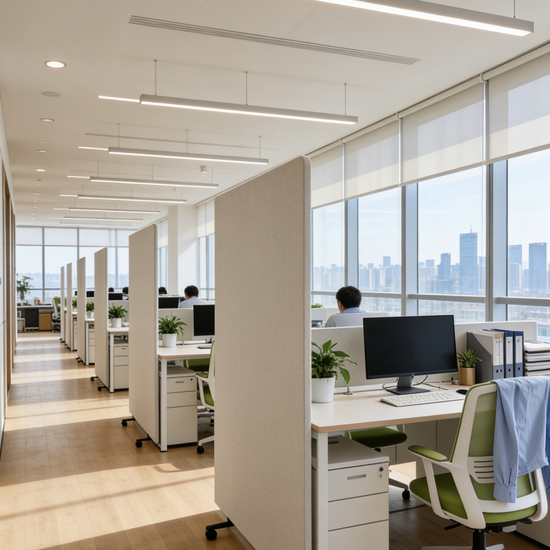 أحجام قابلة للتخصيص 1700 × 1200 × 28 مم شاشة ممتصة للصوت، مقسم أرضي صوتي